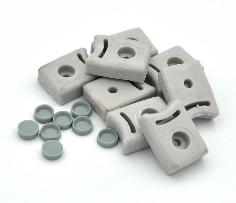 Szilikon görgő ütköző